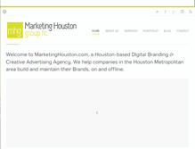 Tablet Screenshot of marketinghouston.com